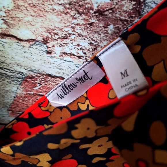 Floral Tie Strap Tank Top by WILLOW & ROOT - Picture 13 of 16